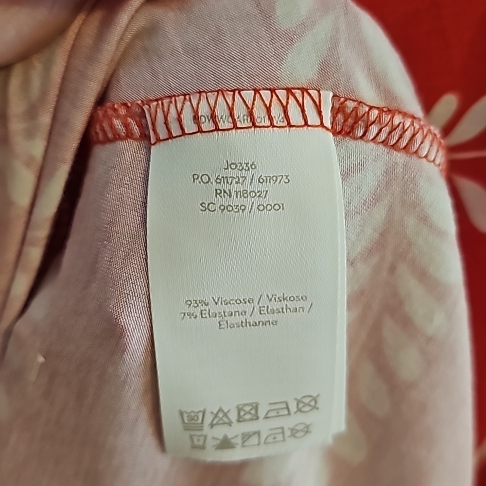 Boden Talia red white jersey dress sz 8 - Picture 6 of 6